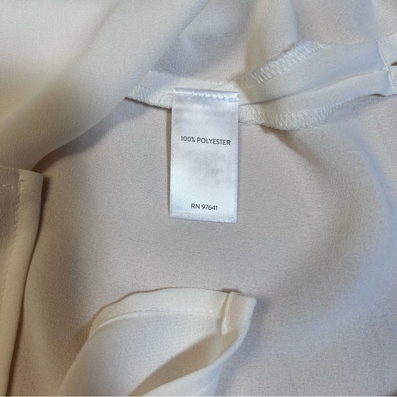 J. Jill Sheer Cream Blouse - Picture 9 of 10